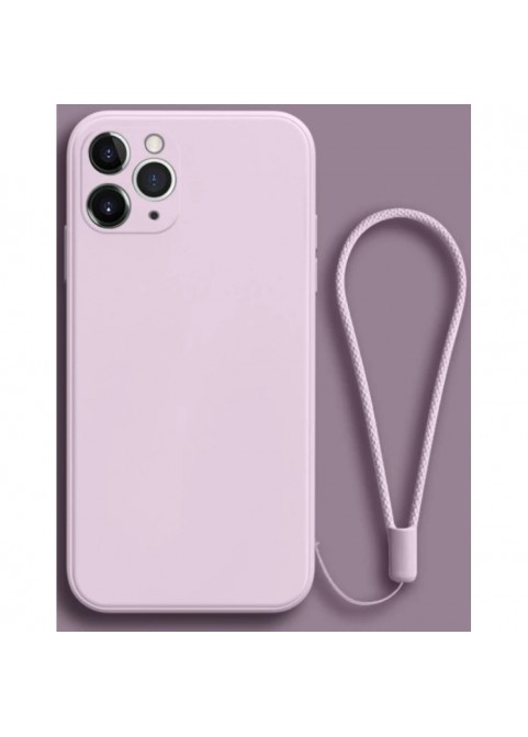 Zy-03-Liquid silicone anti-fall mobile phone case-purple