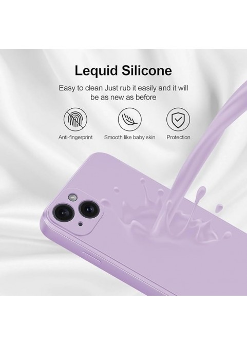 Silicone Case With Camera Protection - Purple