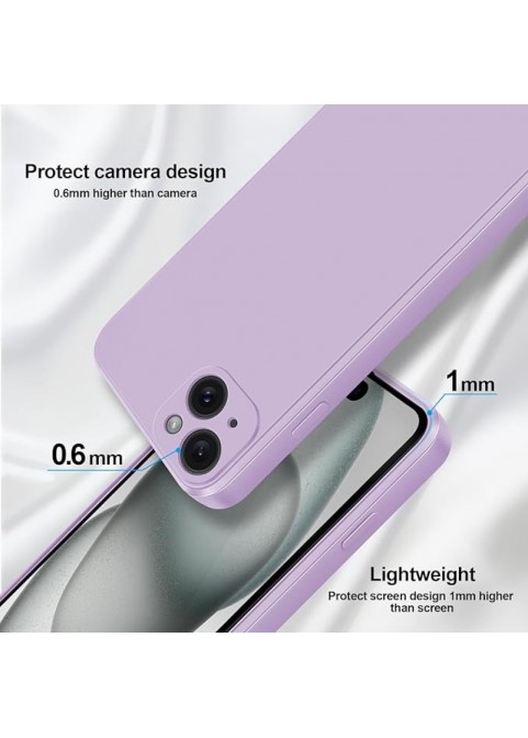 Silicone Case With Camera Protection - Purple