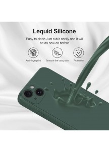 Silicone Case With Camera Protection -  Green