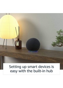 Premium sound, smart Home Hub smart speaker- Charcoal