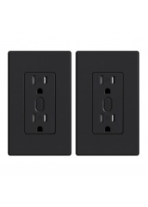 Smart Wall socket, 2.4GHz Wi-Fi smart socket compatible,3 Pack（black）